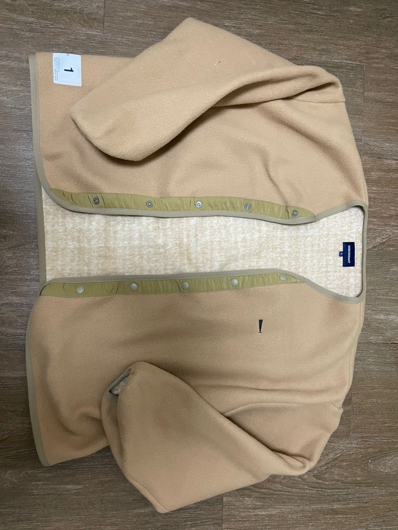 Descendant knot fleece cardigan, 男裝, 外套及戶外衣服- Carousell