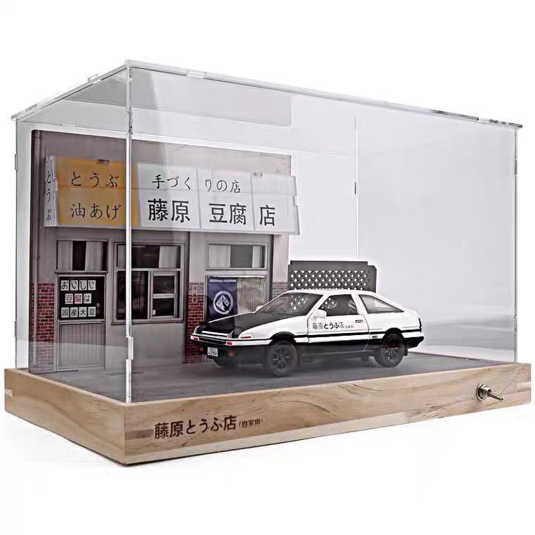 Fujiwara Tofu Shop Scene 1:32 Model Parking Garage Initial D