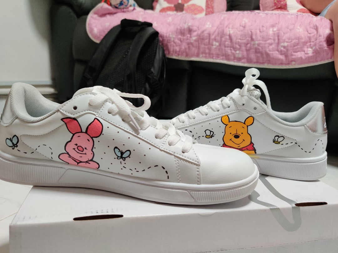Disney Winnie the Pooh Shoe Customized limited Women s Fashion
