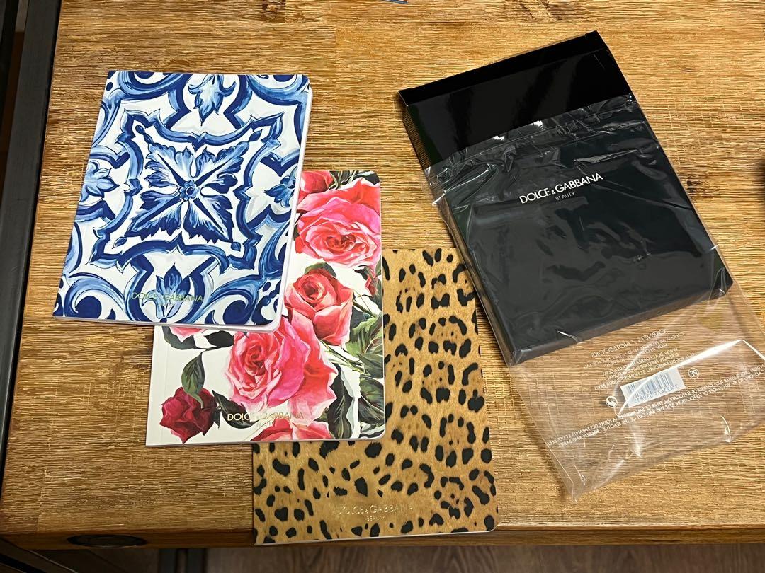 Dolce & Gabbana Notebooks - D&G Beauty notebook set of 3, Everything Else  on Carousell