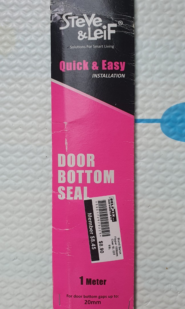 Door bottom seal dust seal Steve and Leif, Furniture & Home Living