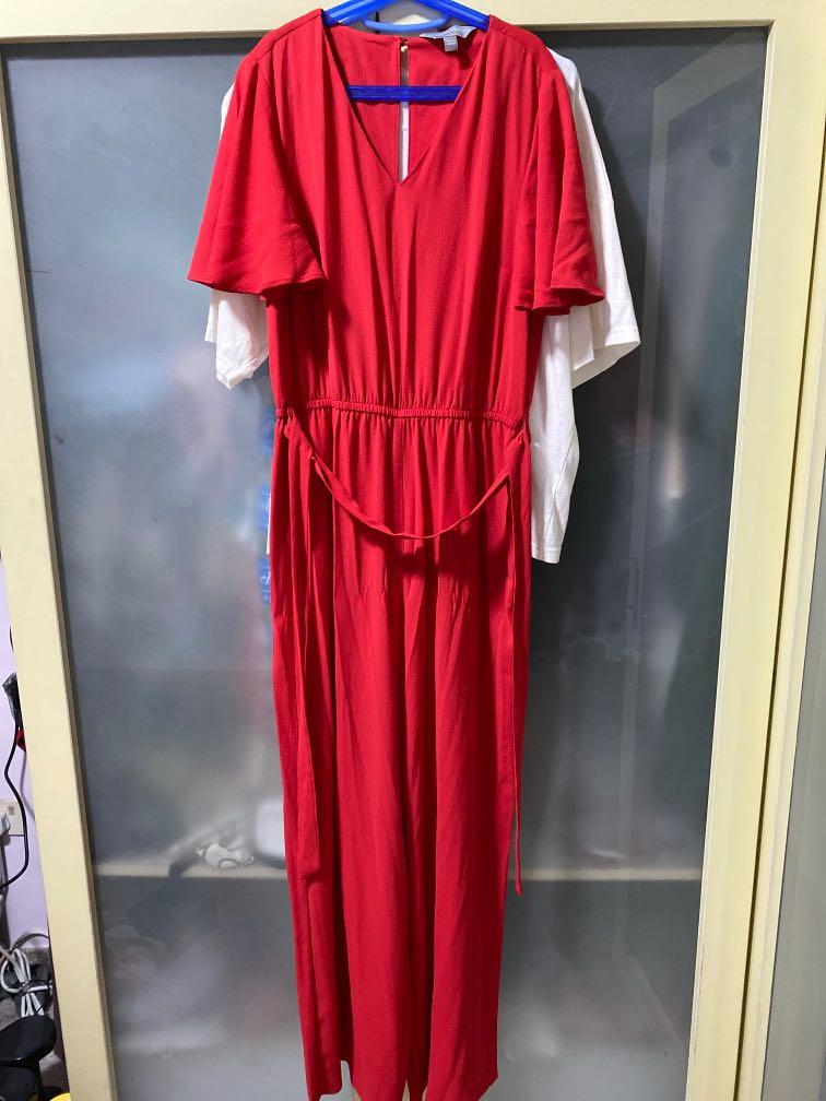 Dorothy Perkins red jumpsuit Women s Fashion Dresses Sets