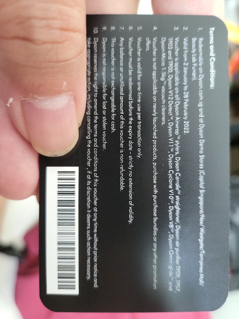 Dyson voucher, Tickets & Vouchers, Vouchers on Carousell