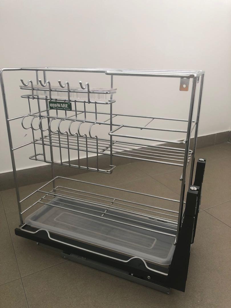 Ecoware Kitchen Pull out Rack, Furniture & Home Living, Bathroom