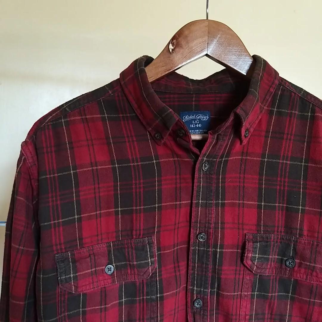 Faded glory flannel jacket hot sale