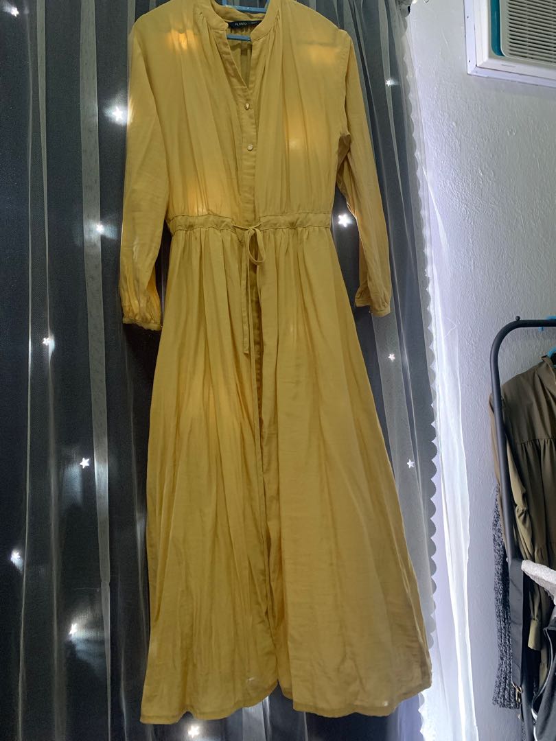 Filanto yellow long dress, Women's 