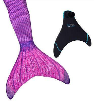 Fin Fun Mermaid Tail - Purple (Category: Bikinis & Swimsuits) located in Pasig City. Submitted by m.declutters (Listing ID 1139164774, Image 1). Description: got it for 7k+ including shipping from USA (around 3k) Fins - Adult extra small Monofin - Adult any size MOP: GCASH MOD: any same day courier (metro manila only) .
