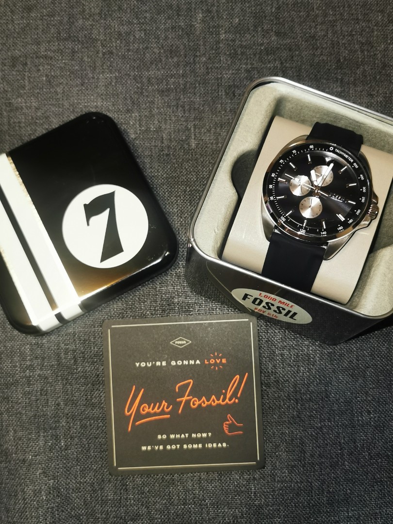 Fossil Autocross Black Multifunction 