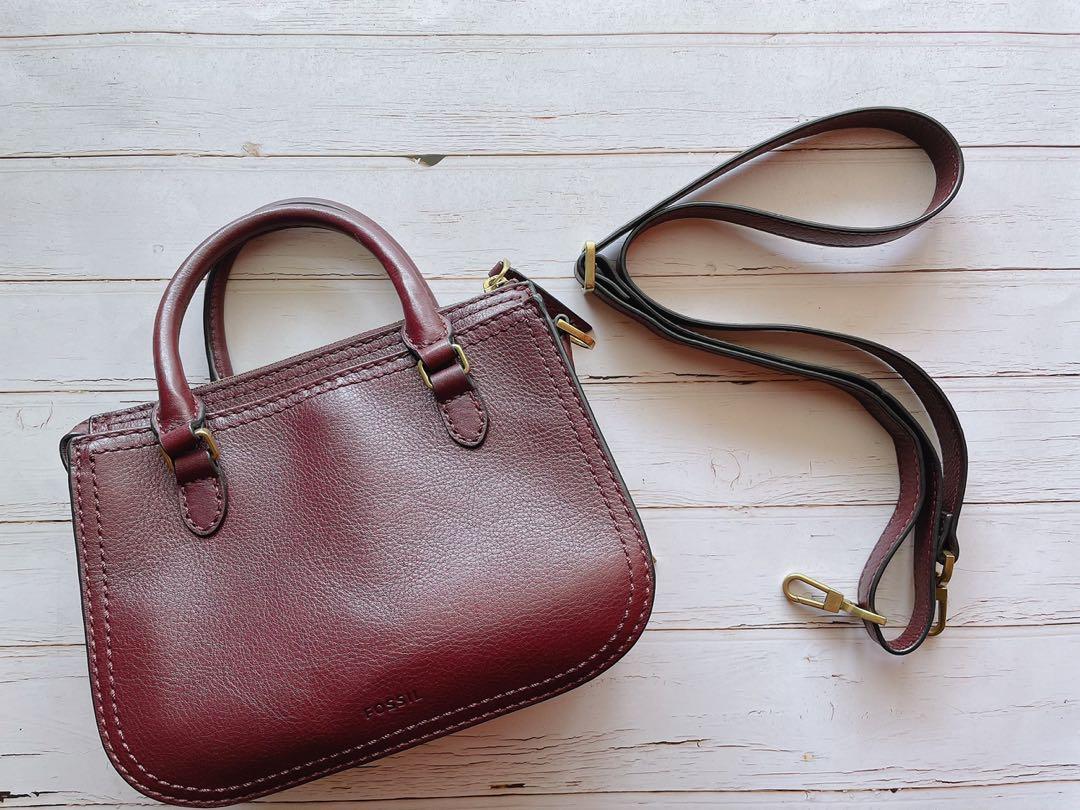 Fossil Ryder Mini Satchel in Fig