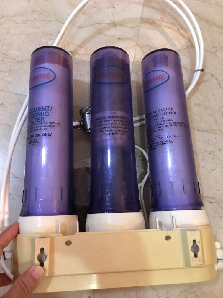 Free installation of Megafresh sunshine compact alkaline water