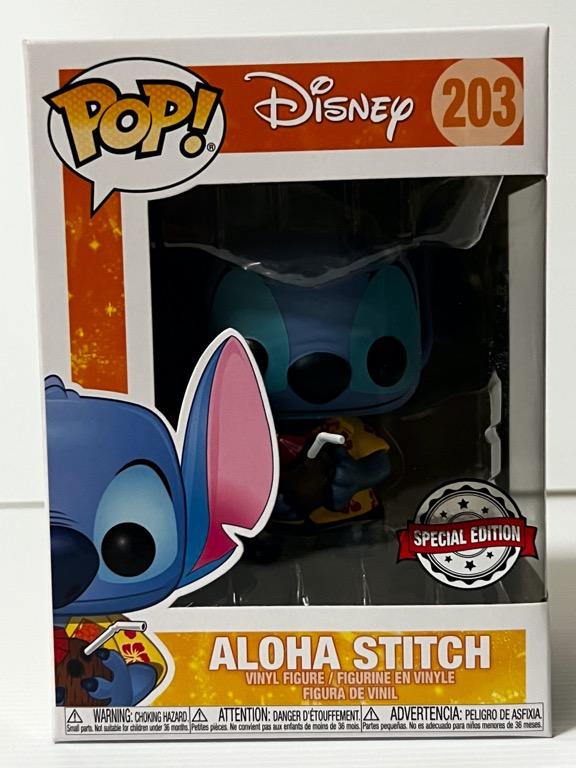 Funko Pop vinyl Disney ALOHA STITCH Lilo & Stitch Movie 203 in stock