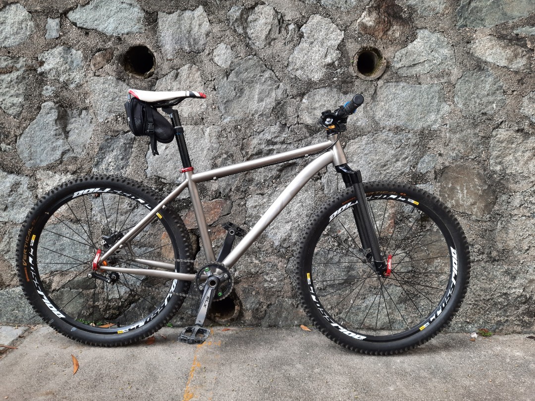 Titanium 27.5 mountain clearance bike