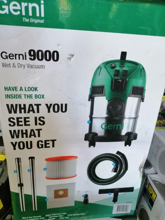 Gerni 9000 Wet and Dry Vacuum 1200W 22L, TV & Home Appliances, Vacuum