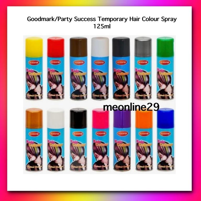 Goodmark Temporary Hair Colour Spray 125ml, Beauty & Personal Care ...
