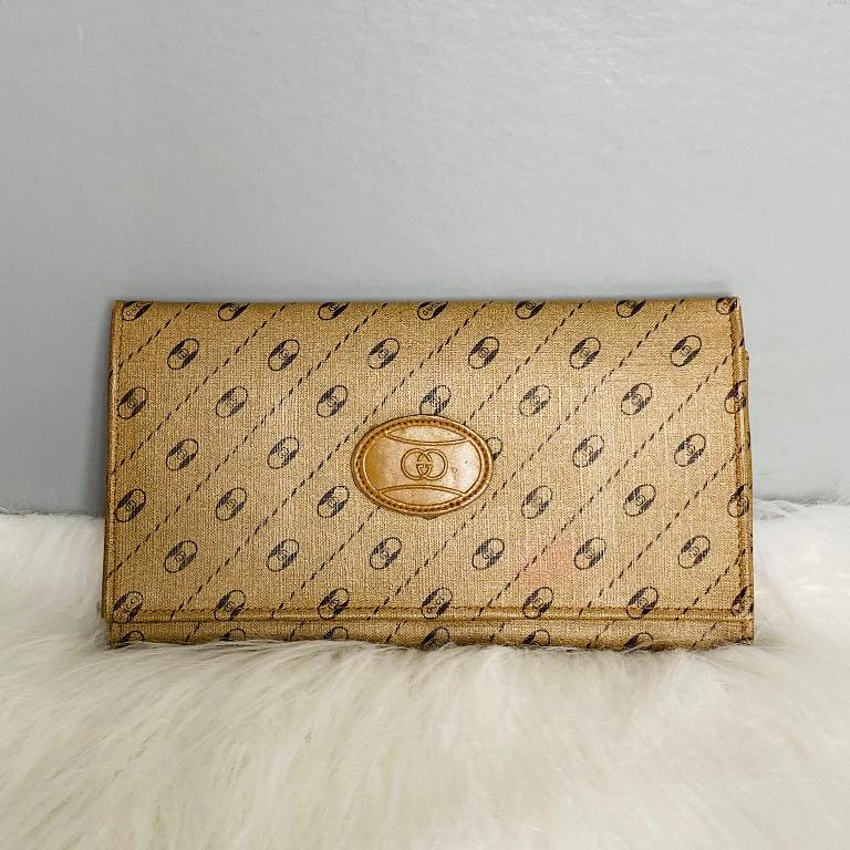 Gucci Accessory Collection Vintage Brown Wallet