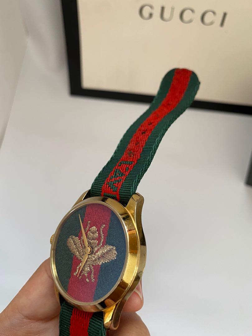 Orologio Gucci Le Marchè des Merveilles oro ape web blu-rosso-blu |  Gioielleria Baravelli | Ferrara e Finale Emilia