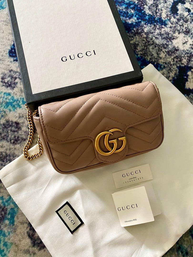 Gucci Marmont Super Mini, Luxury, Bags & Wallets on Carousell