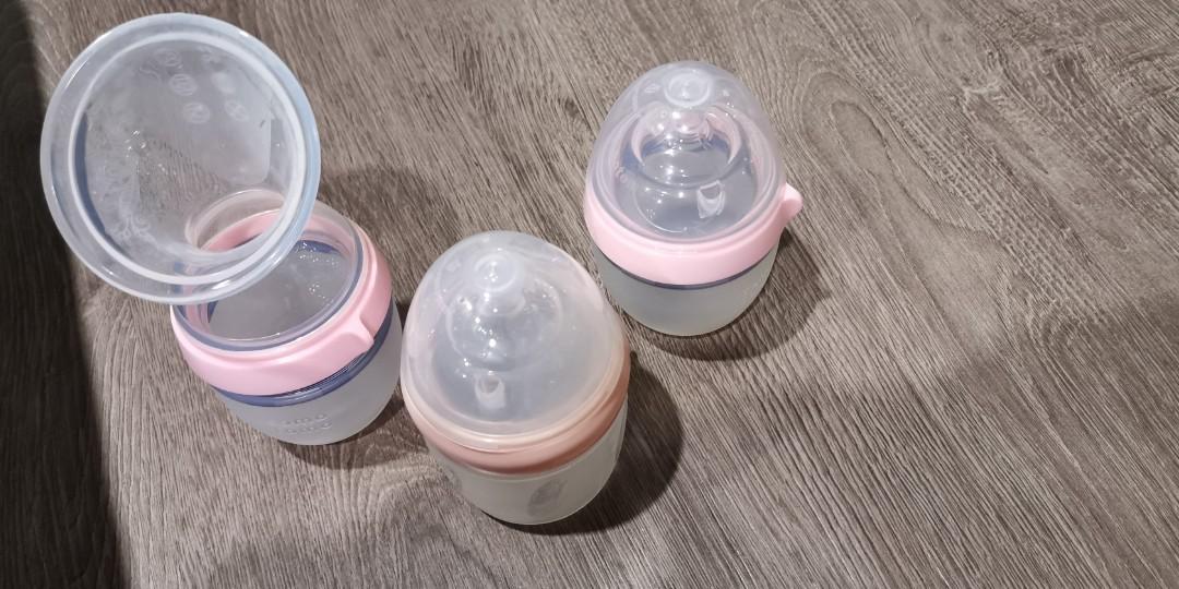haakaa gen 3 with como tomo bottles and haakaa bottles