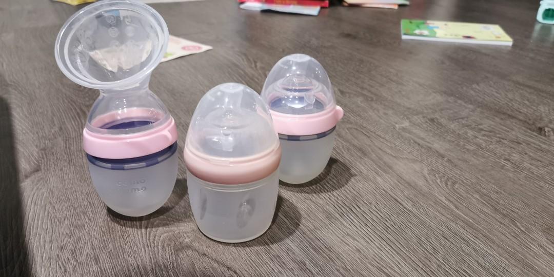 haakaa gen 3 with como tomo bottles and haakaa bottles