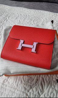 Hermes, Bags, Nib Hermes Constance Compact Wallet