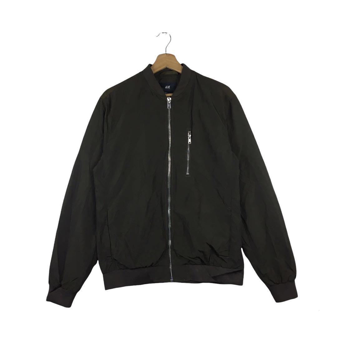 H&M Bomber Jacket, Men's Fashion, Tops & Sets, Hoodies on Carousell