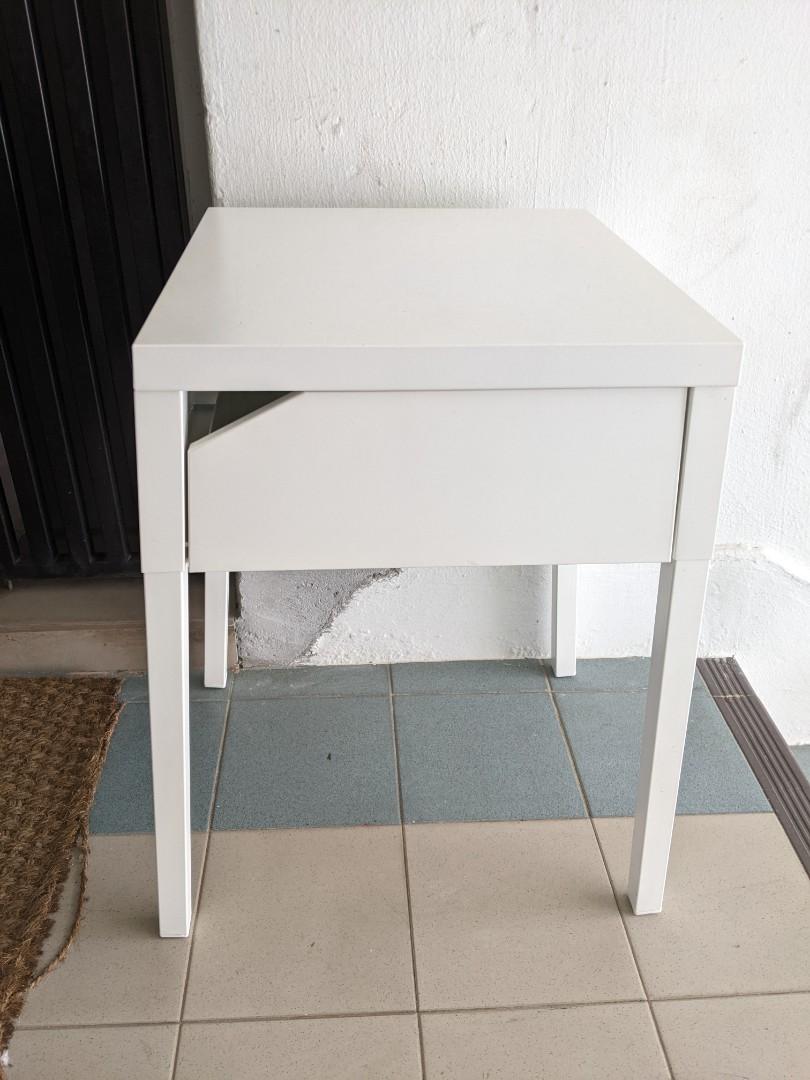 IKEA side table (White), Furniture & Home Living, Furniture, Tables