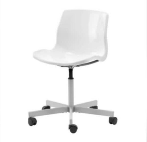 Ikea Snille Chair In White Two, Small White Desk Chair Ikea