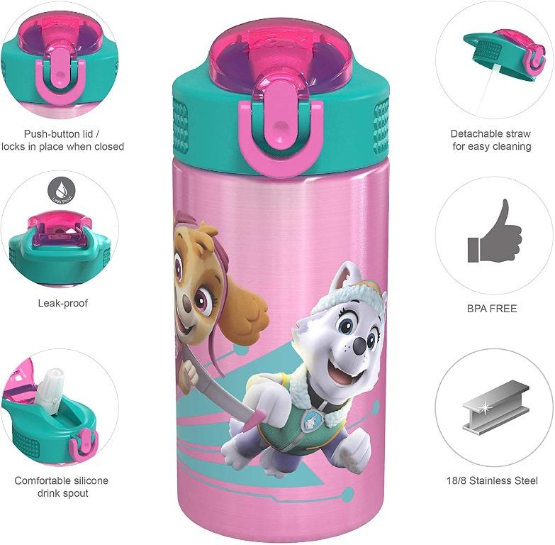 Zak Designs Paw Patrol Flip Straw Cup Personalized 16.5 Oz. 