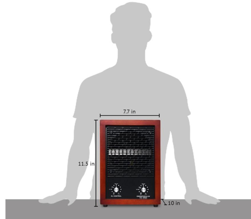 Ivation 5in1 HEPA Air Purifier & Ozone Generator, Furniture & Home