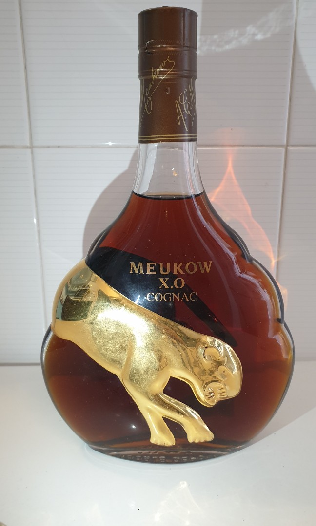 Jaguar Liquor/ Meukow XO Cognac w Box (700ml), Food & Drinks, Alcoholic