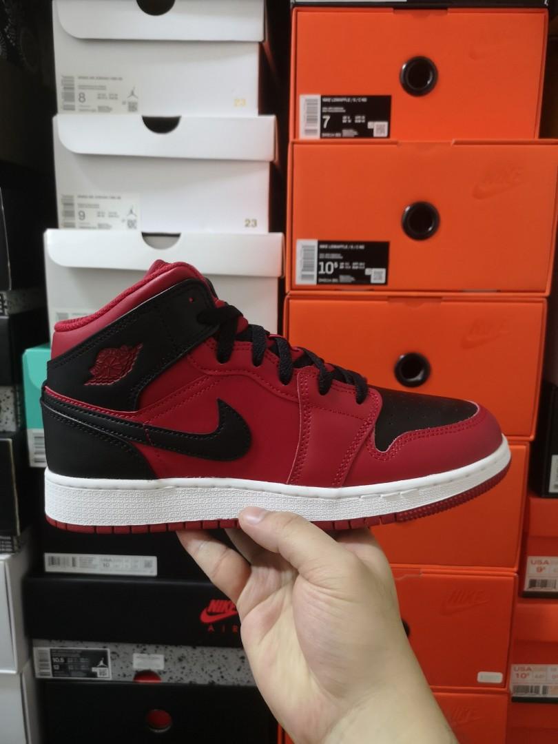 Jordan 1 mid reverse bred (gs) outlet