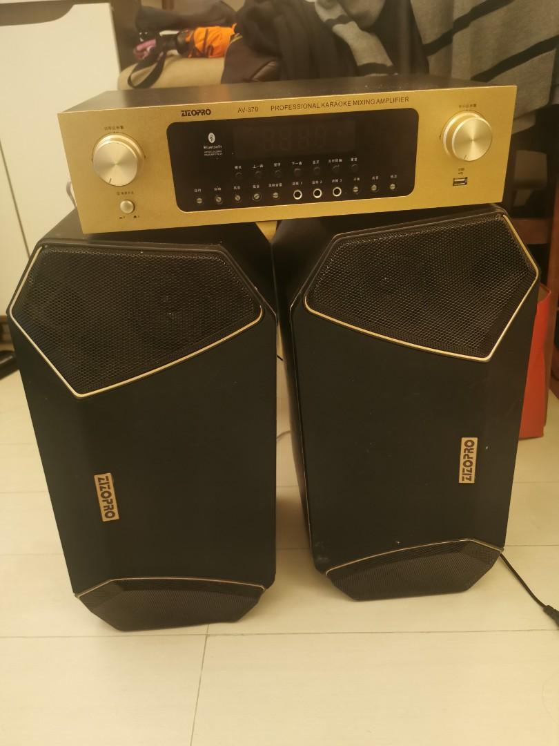 Karaoke amplifier Speaker 卡拉ok 擴音機 喇叭, 音響器材, Soundbar、揚聲器、藍牙喇叭、耳擴