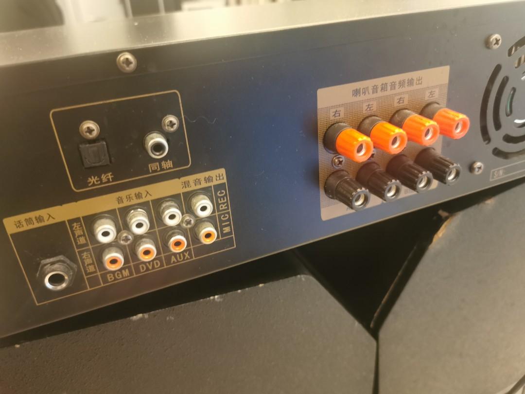 Karaoke amplifier Speaker 卡拉ok 擴音機 喇叭, 音響器材, Soundbar、揚聲器、藍牙喇叭、耳擴