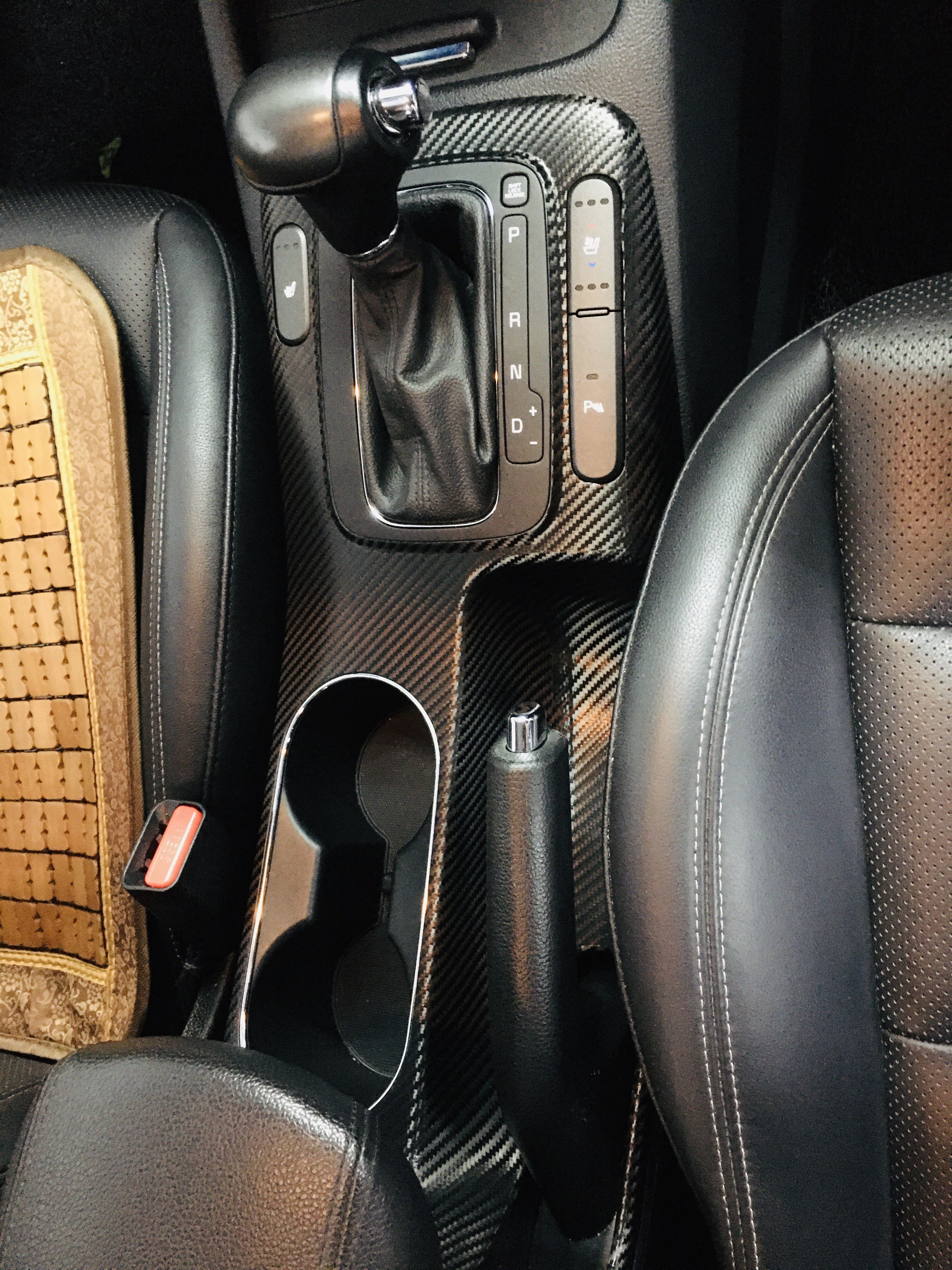 Kia Forte center console wrap dry carbon, Car Accessories, Accessories