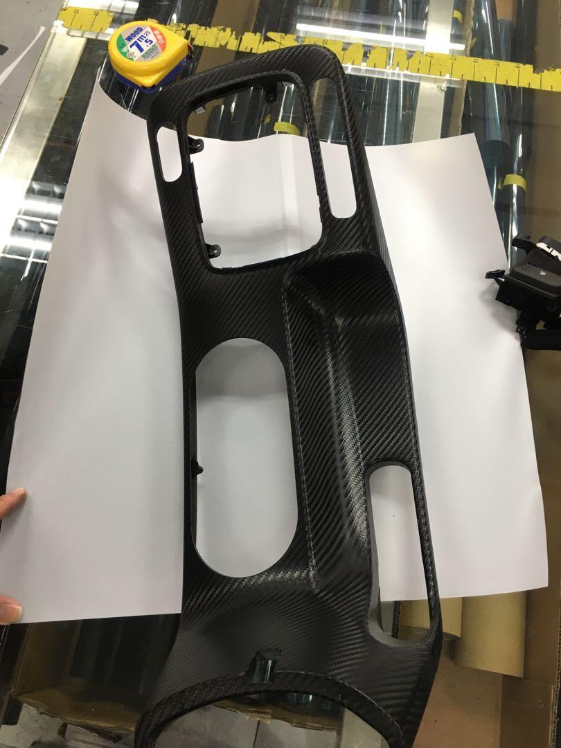 Kia Forte center console wrap dry carbon, Car Accessories, Accessories