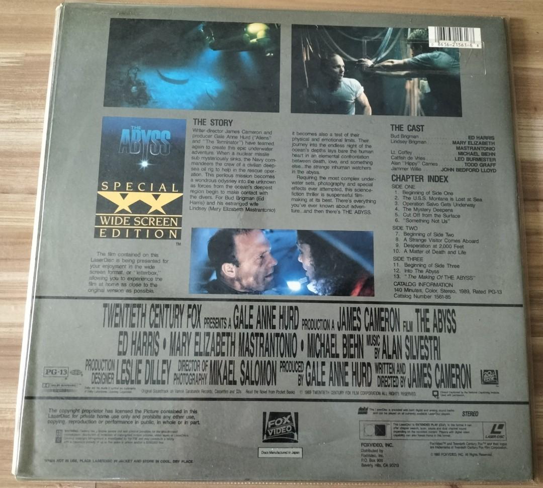 Laser disc collection GREASE , ABYSS, Hobbies & Toys, Music & Media