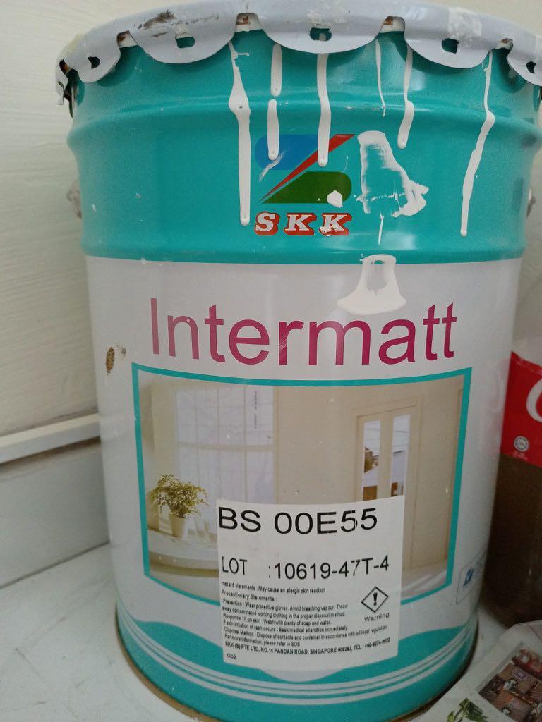 Leftover 2 litre white paint, Everything Else on Carousell