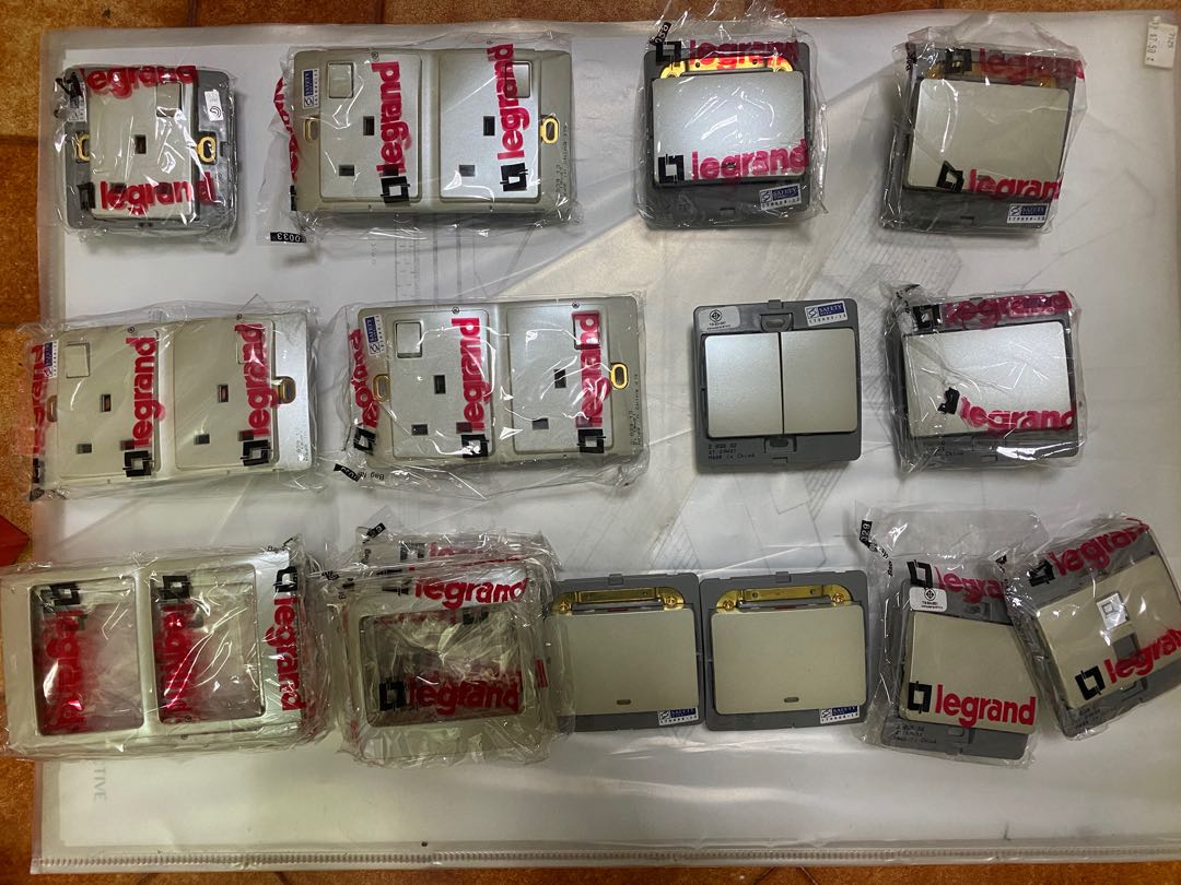LEGRAND MALIA SWITCHES CHAMPAGNE (BRAND NEW), Car Accessories