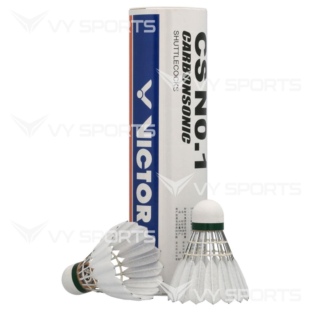 Victor Badminton Cork Head Natural Feather Ball 1 Dozen SHUTTLECOCK SPEED 