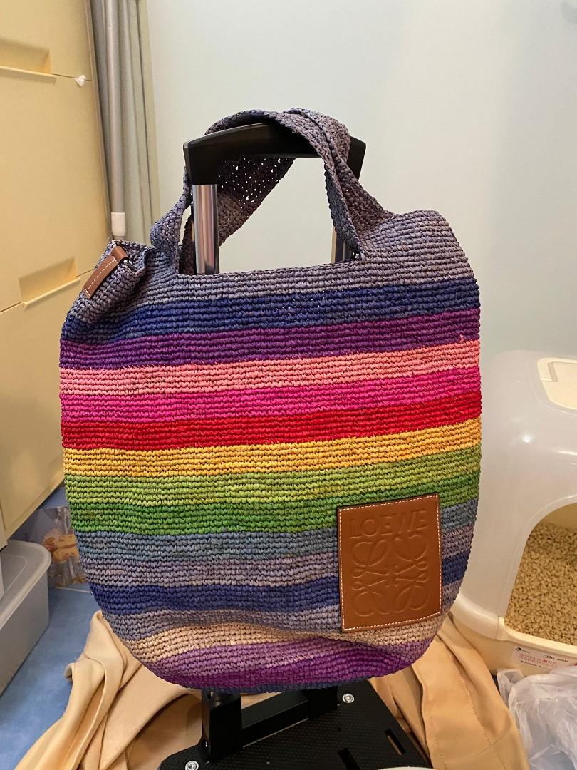 Loewe Paula s Ibiza Rainbow Slit Shoulder Bag