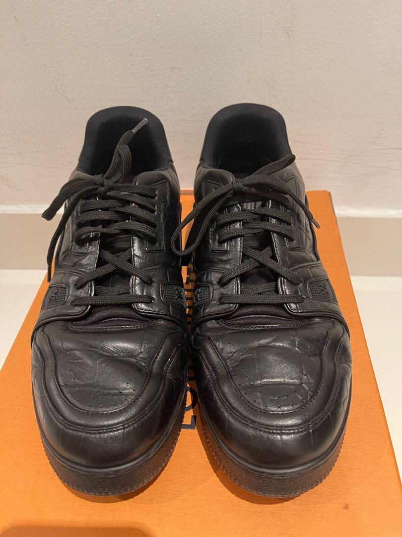 louis vuitton croco LV Trainer, Men's Fashion, Footwear, Sneakers on  Carousell