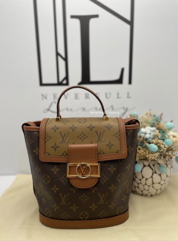 Louis Vuitton Dauphine Backpack Monogram Reverse, Luxury