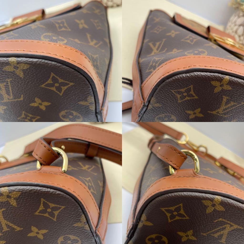 LV Dauphine Backpack - Leather Strap ( Set 2 pieces )