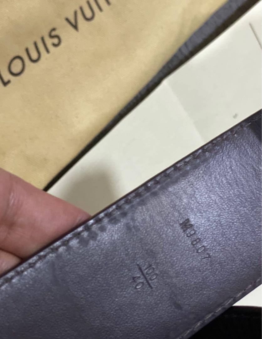 Louis Vuitton, Accessories, Louis Vuitton Damier Ebene Belt M987