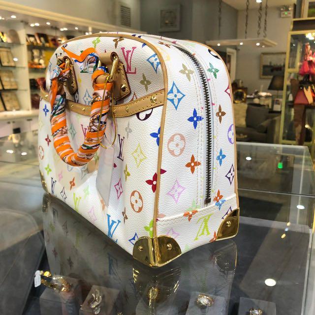 Louis Vuitton, Bags, Louis Vuitton Lv Trouville White Monogram Multicolor