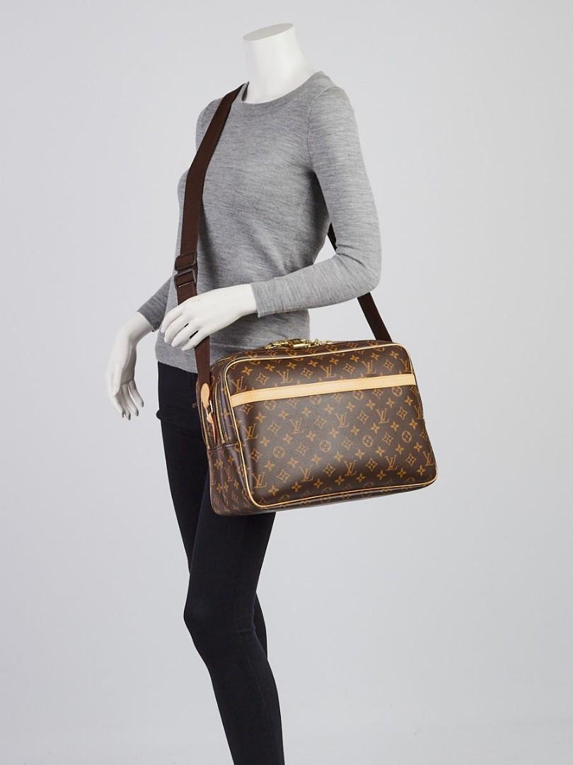Louis Vuitton Monogram Reporter GM Crossbody Messenger Bag 862715