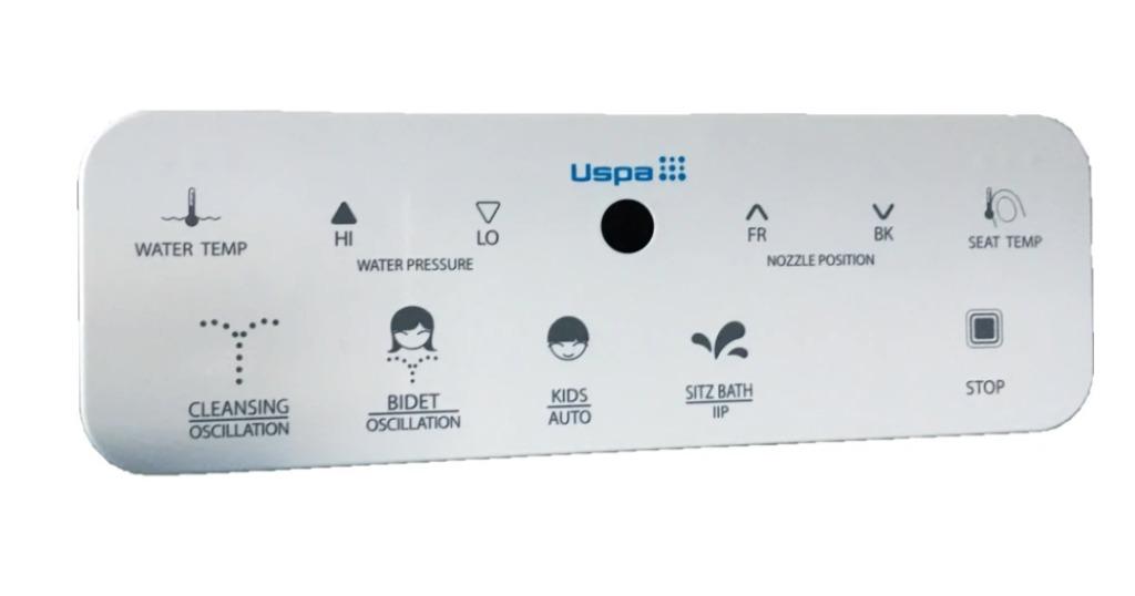 Luxury Class USPA Bidet Toilet Seat With Remote Control UB7000RW