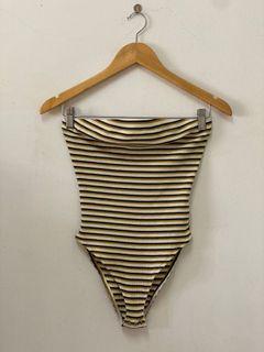 (M) NEW Cotton On Tube Stripe Bodysuit