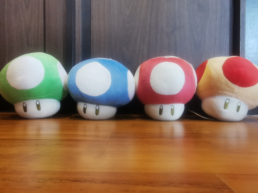 mario mushroom plush