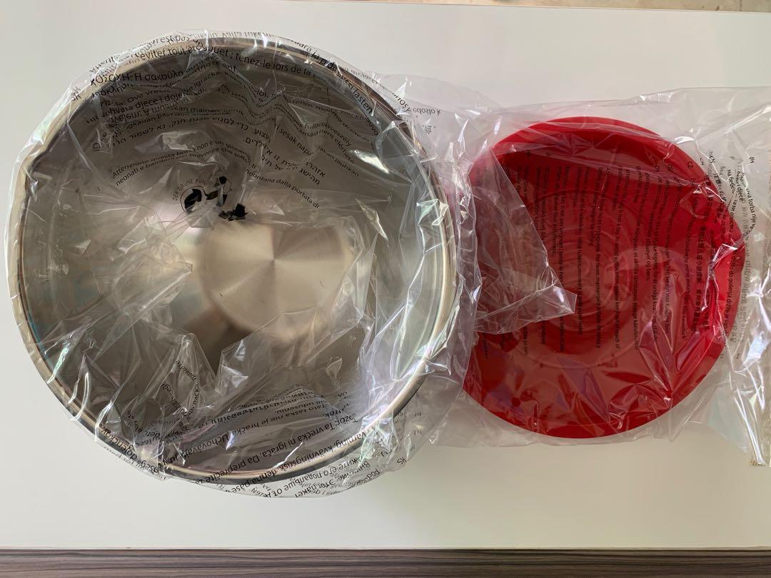 MasterChef Bakeware Mixing Bowl with plastic lid, Furniture & Home